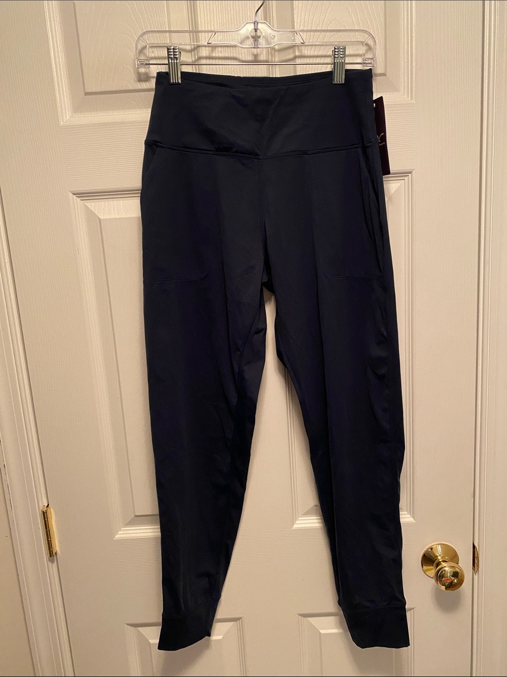 Dragon Fit Women’s Navy High-Waist Performance Joggers…size S